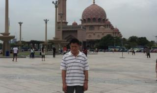 马来西亚马六甲旅游景点 马来西亚水上清真寺