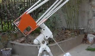 如何自制高倍的天文望远镜 自制天文望远镜
